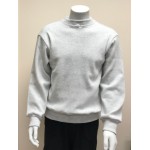 Mens Rib Crew Silver Heather